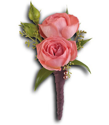 Rose Simplicity Boutonniere from Parkway Florist in Pittsburgh PA